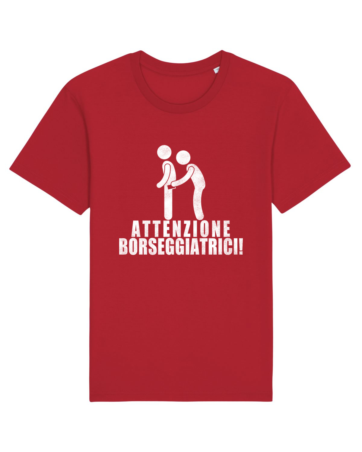 Tricou mânecă scurtă Unisex Rocker Red