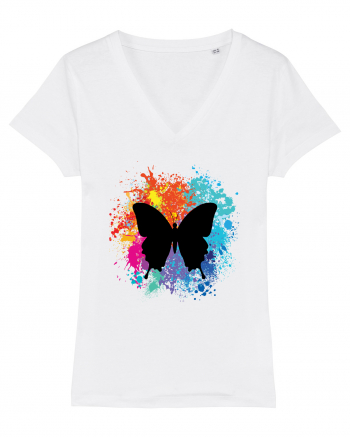 Butterfly Colors White