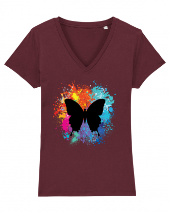 Butterfly Colors Burgundy