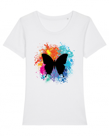 Butterfly Colors White