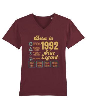 Born In 1992 True Legend Burgundy