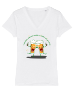 TRICOU DE MERS LA BERE CU BAIETII Tricou mânecă scurtă guler V Damă Evoker
