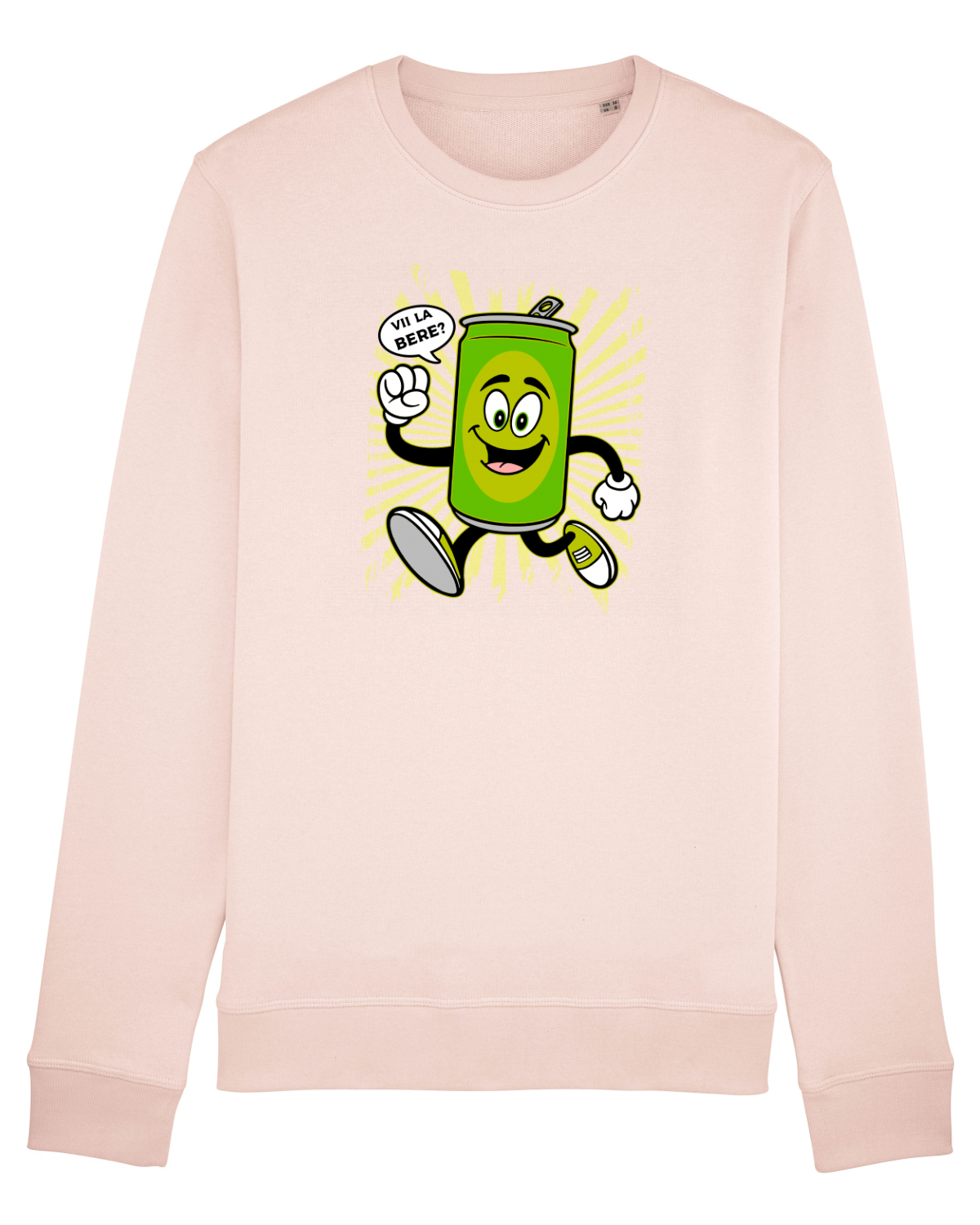 Bluză mânecă lungă Unisex Rise Candy Pink