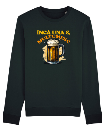 INCA UNA & MULTUMESC (tricou practic pentru mers la bere) Black