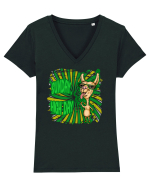 SUNDAY< HIGH DAY Tricou mânecă scurtă guler V Damă Evoker
