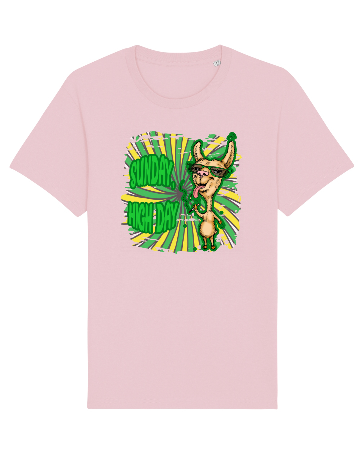 Tricou mânecă scurtă Unisex Rocker Cotton Pink