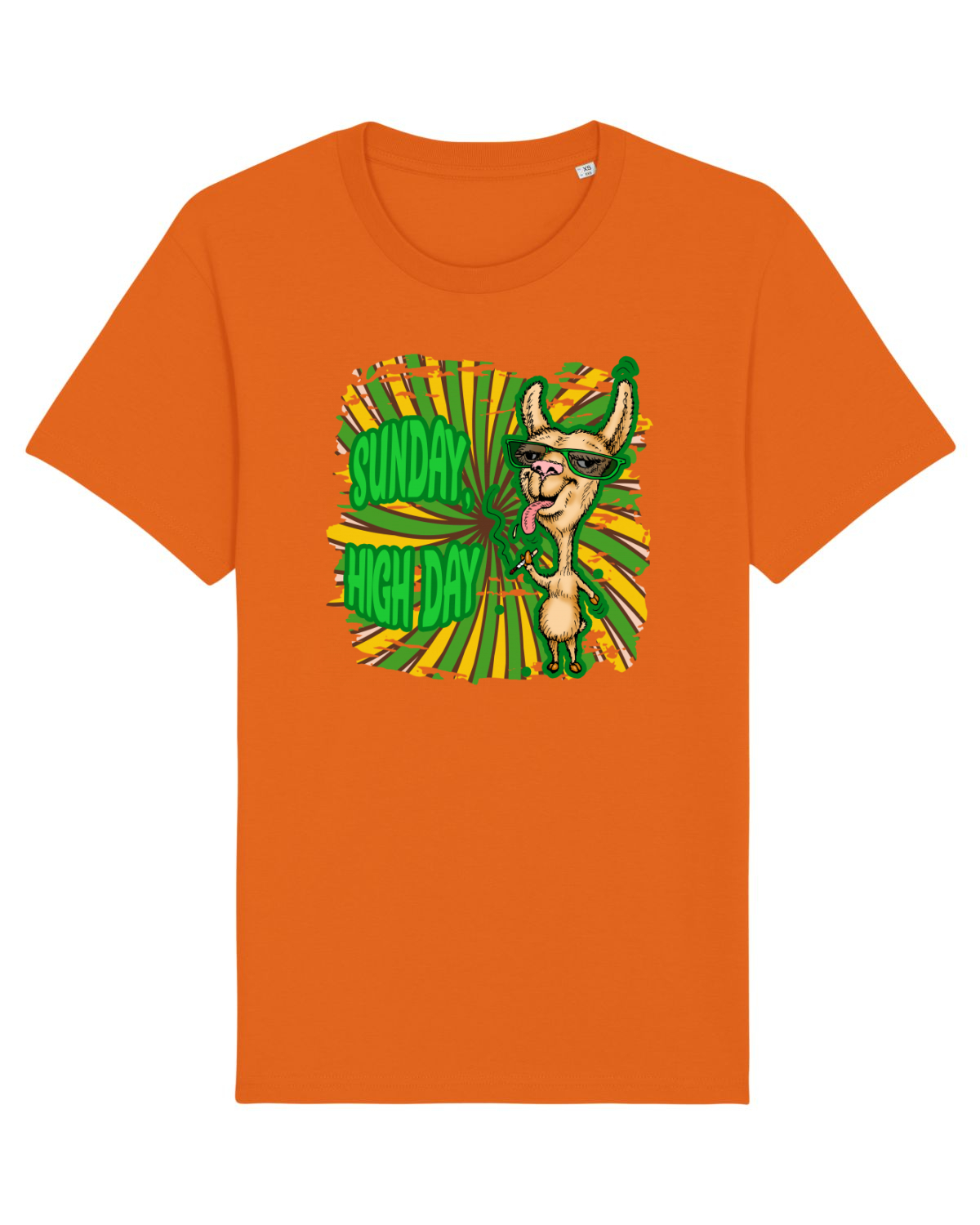 Tricou mânecă scurtă Unisex Rocker Bright Orange