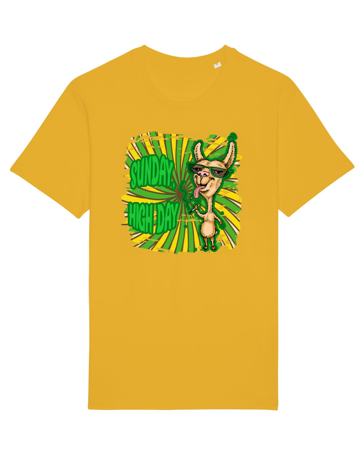 Tricou mânecă scurtă Unisex Rocker Spectra Yellow