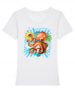 Anything is OCTO - POSSIBLE 1 Tricou mânecă scurtă guler larg fitted Damă Expresser