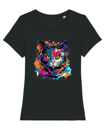 Pisica graffiti Black