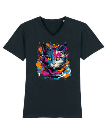 Pisica graffiti Black