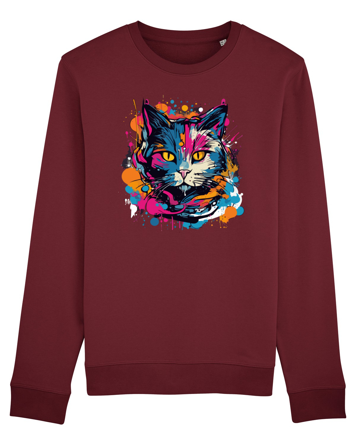 Bluză mânecă lungă Unisex Rise Burgundy