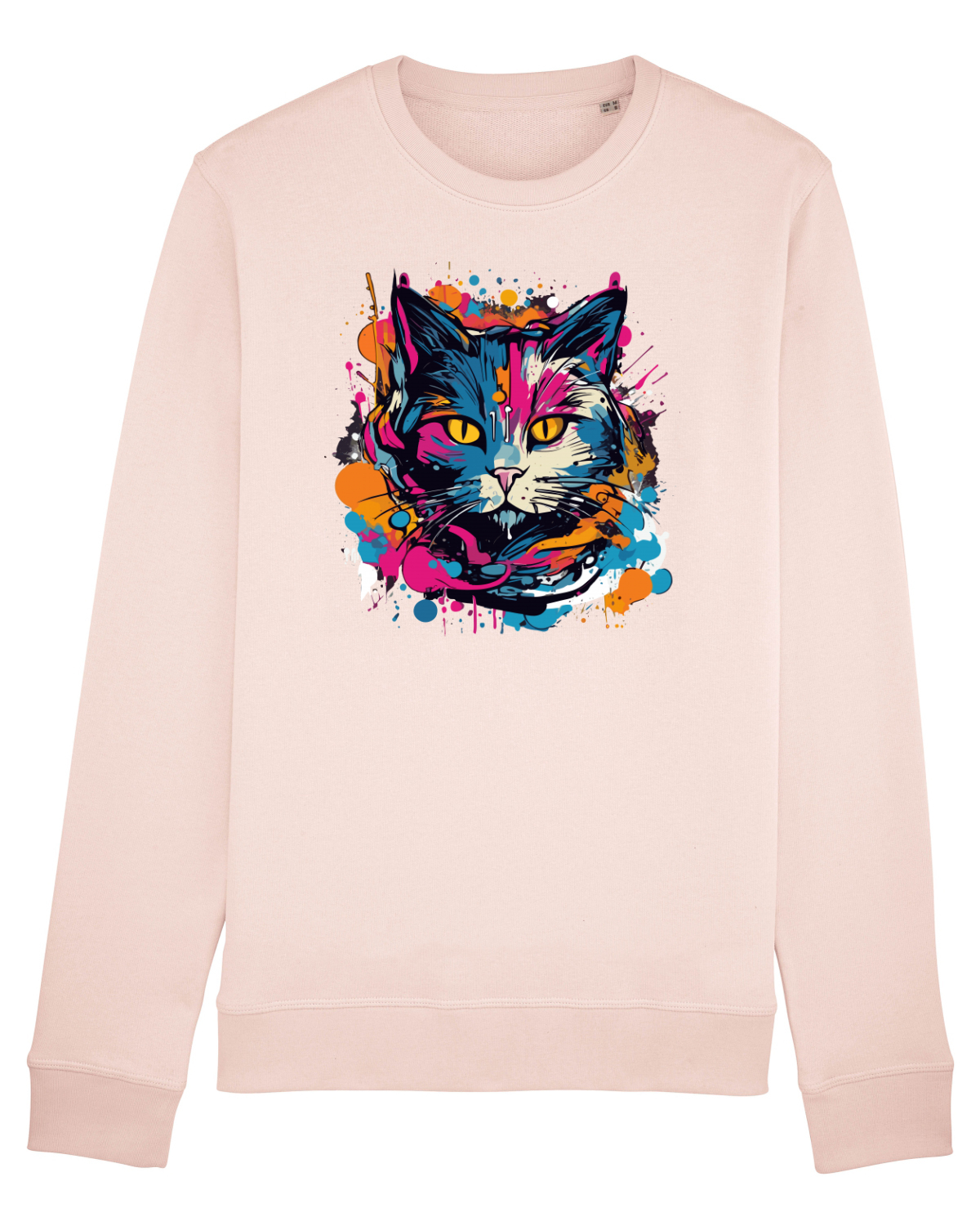 Bluză mânecă lungă Unisex Rise Candy Pink