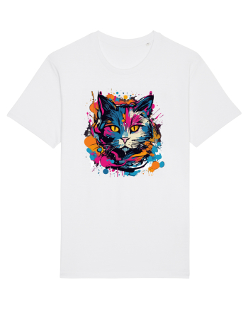 Pisica graffiti White