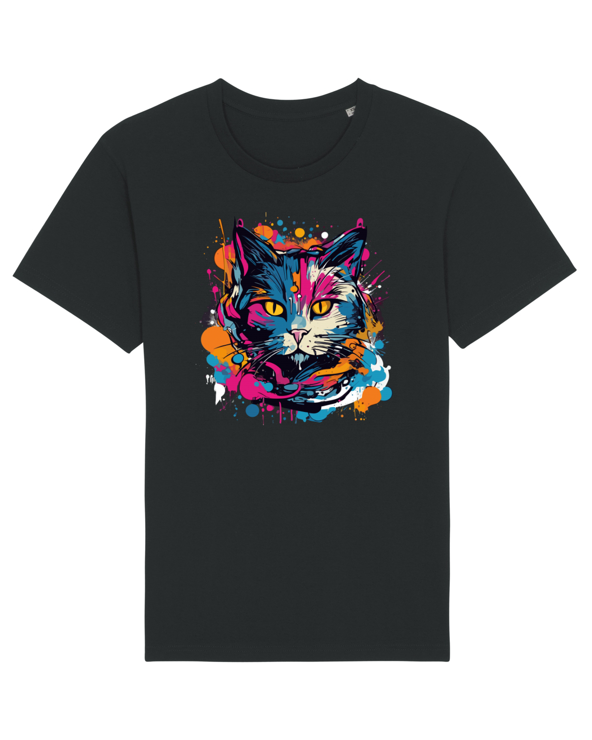Tricou mânecă scurtă Unisex Rocker Black
