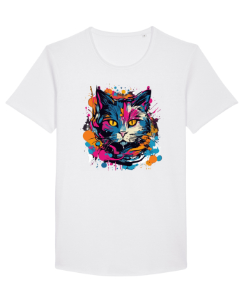 Pisica graffiti White