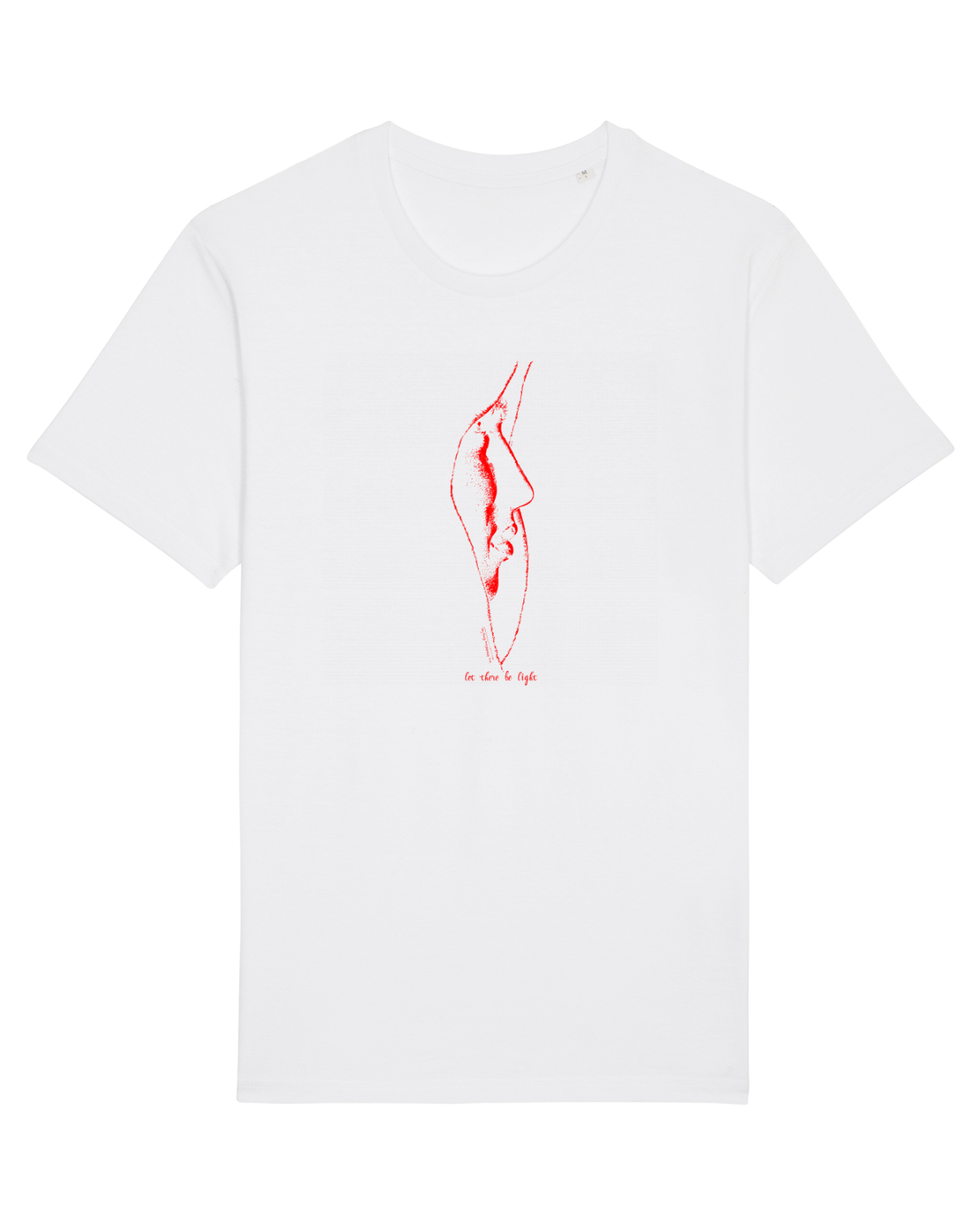 Tricou mânecă scurtă Unisex Rocker White