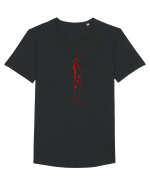 Let there be light 2 (sa fie lumina - joc spatiu negativ) Tricou mânecă scurtă guler larg Bărbat Skater