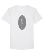 Sa fie lumina! 1 (joc spatiu negativ) Tricou mânecă scurtă guler larg Bărbat Skater