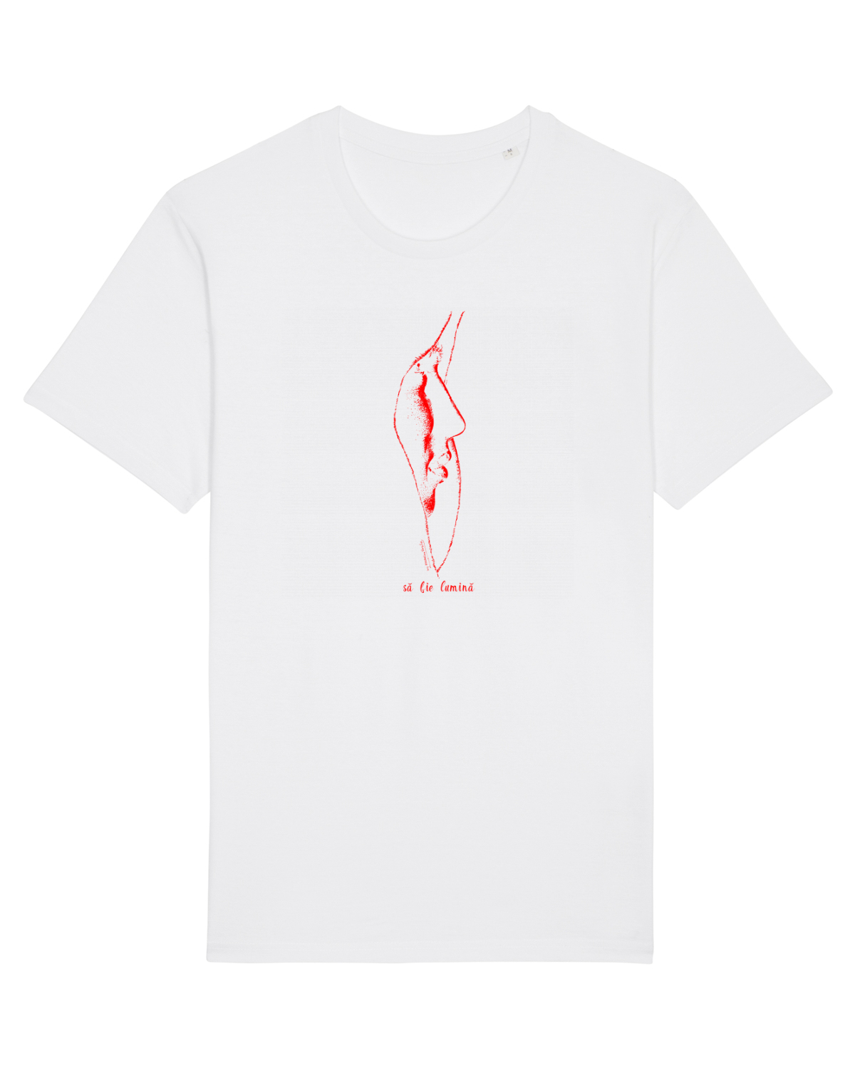 Tricou mânecă scurtă Unisex Rocker White