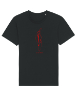 Sa fie lumina! 2 (joc spatiu negativ) Tricou mânecă scurtă Unisex Rocker