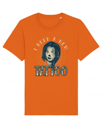 I Need A new Tattoo Bright Orange