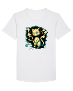 URBAN CAT - pisica urbana :D Tricou mânecă scurtă guler larg Bărbat Skater
