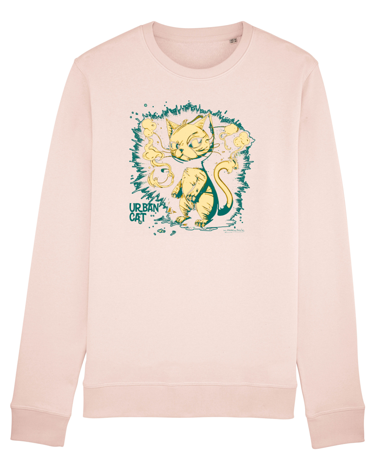 Bluză mânecă lungă Unisex Rise Candy Pink