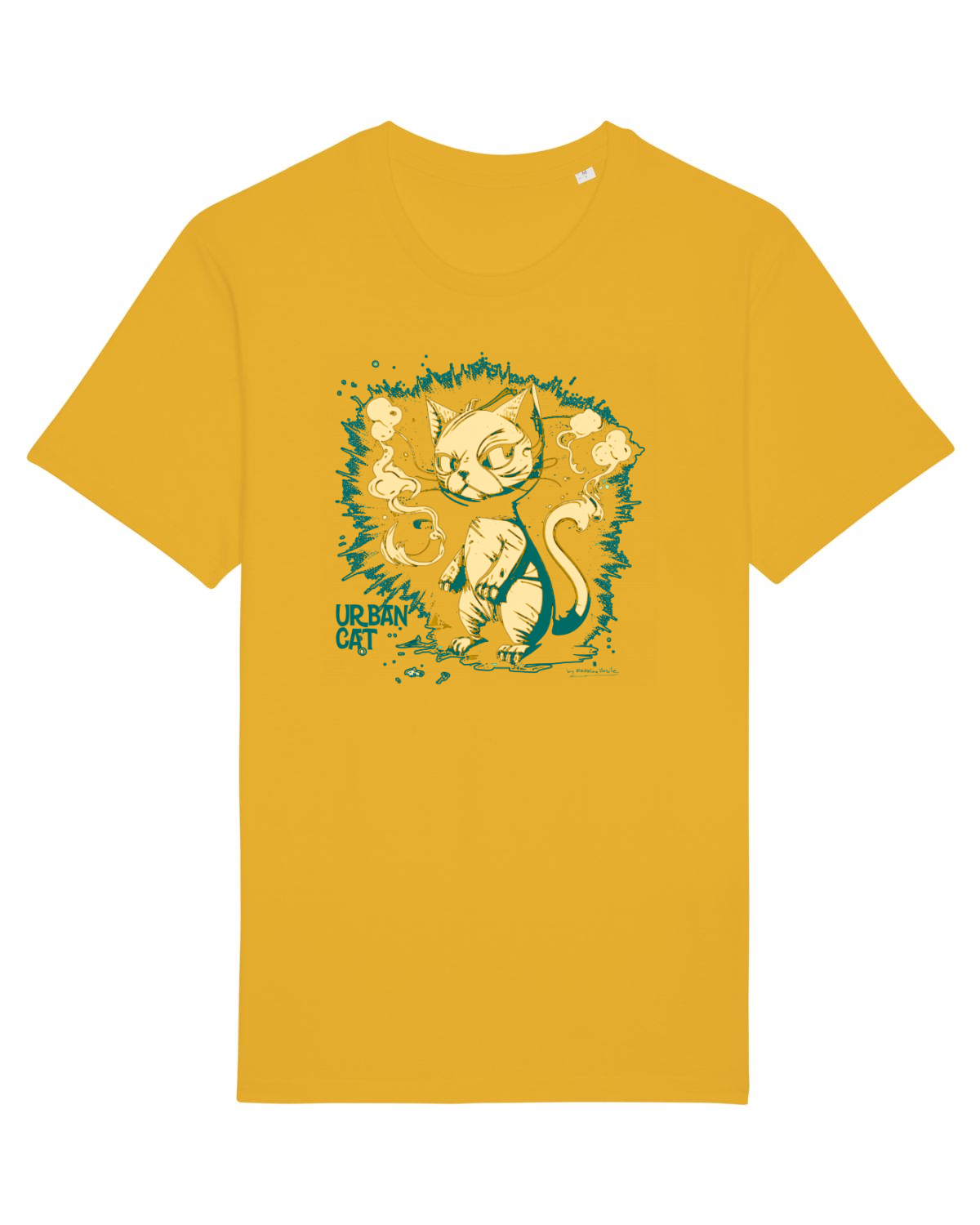 Tricou mânecă scurtă Unisex Rocker Spectra Yellow