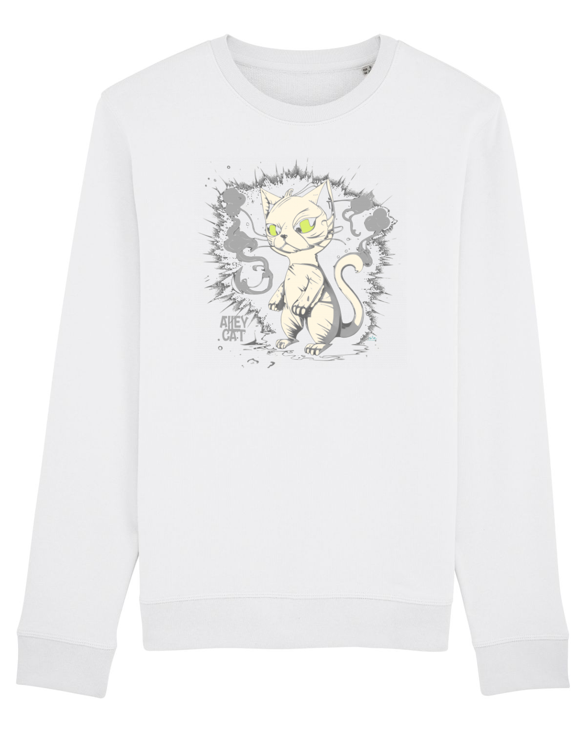 Bluză mânecă lungă Unisex Rise White