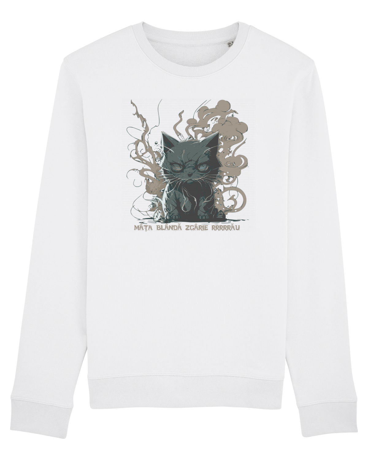 Bluză mânecă lungă Unisex Rise White