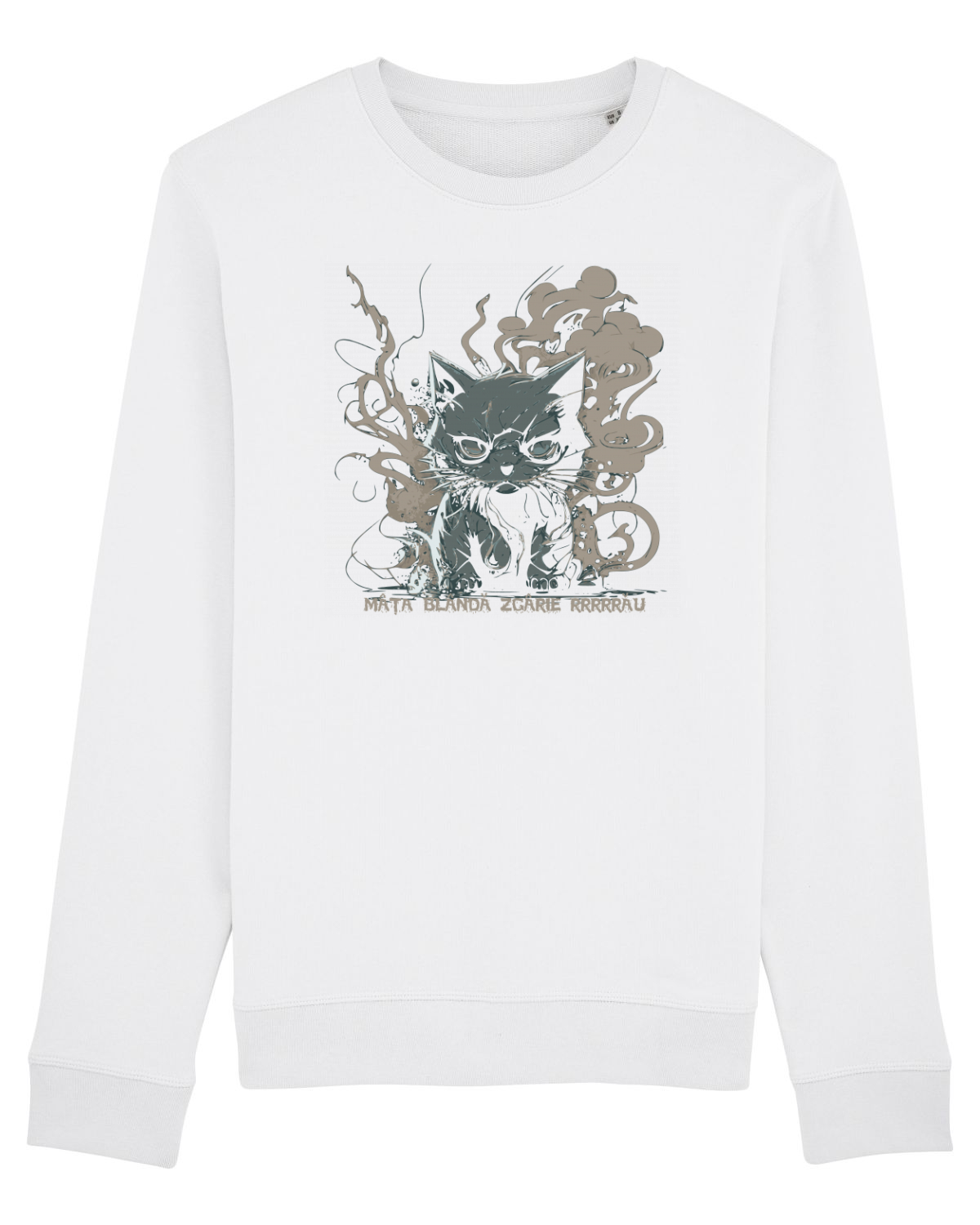 Bluză mânecă lungă Unisex Rise White