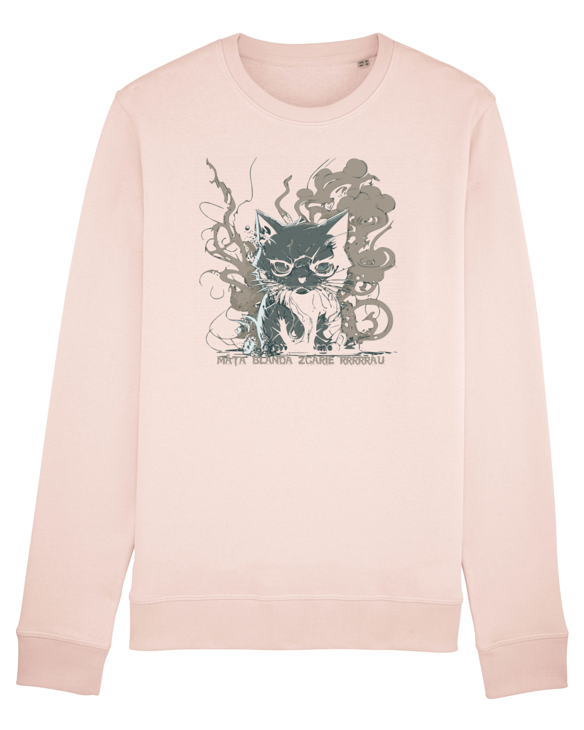 Bluză mânecă lungă Unisex Rise Candy Pink