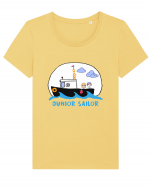 Junior Sailor Tricou mânecă scurtă guler larg fitted Damă Expresser