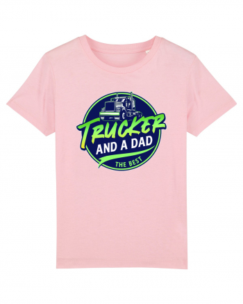 The Best Trucker and Dad Cotton Pink