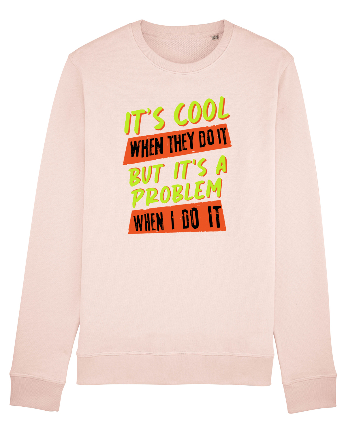 Bluză mânecă lungă Unisex Rise Candy Pink