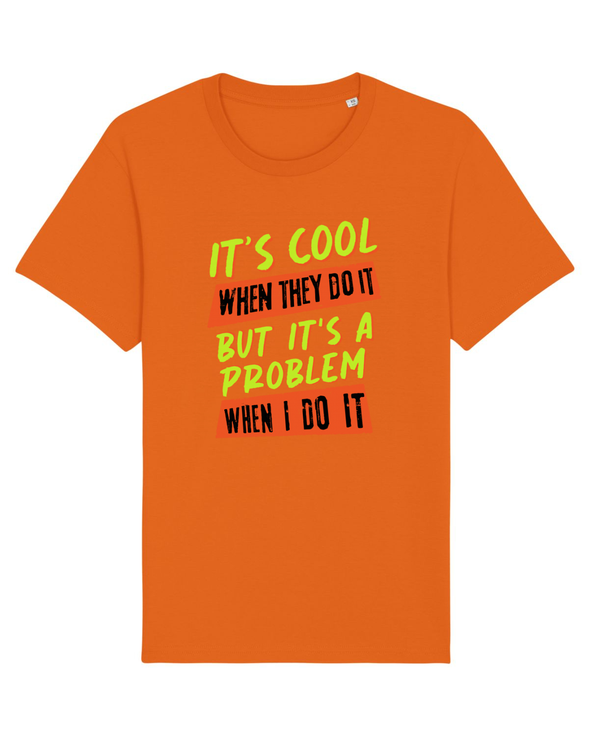 Tricou mânecă scurtă Unisex Rocker Bright Orange