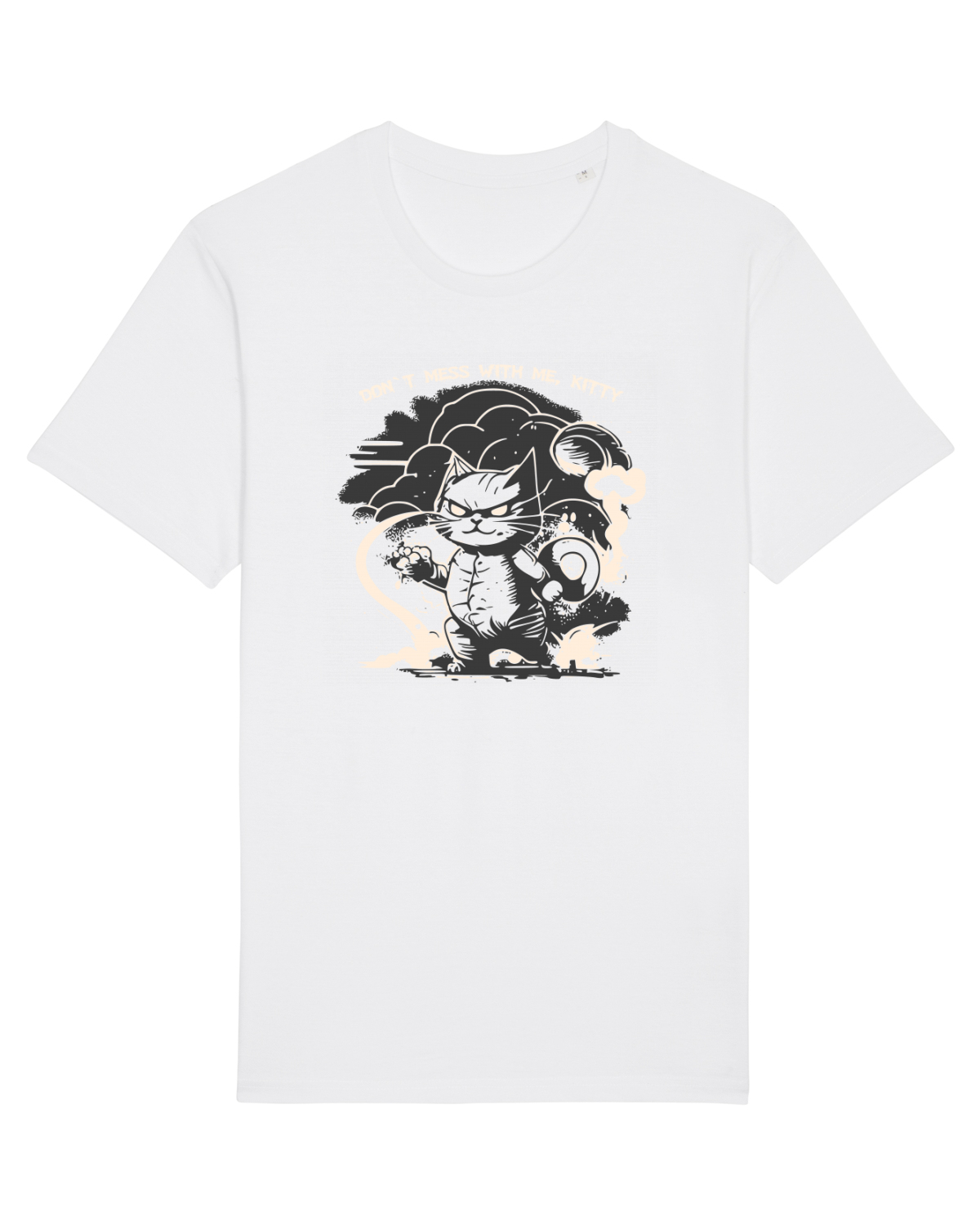 Tricou mânecă scurtă Unisex Rocker White