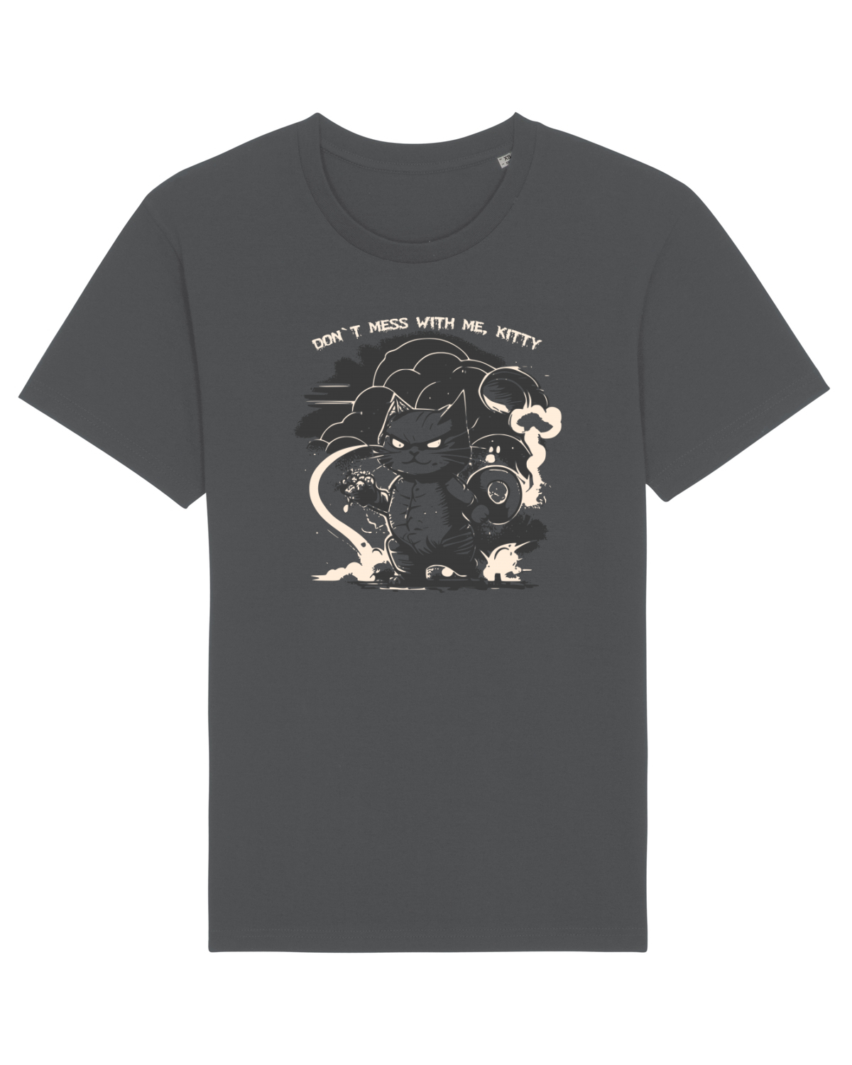 Tricou mânecă scurtă Unisex Rocker Anthracite