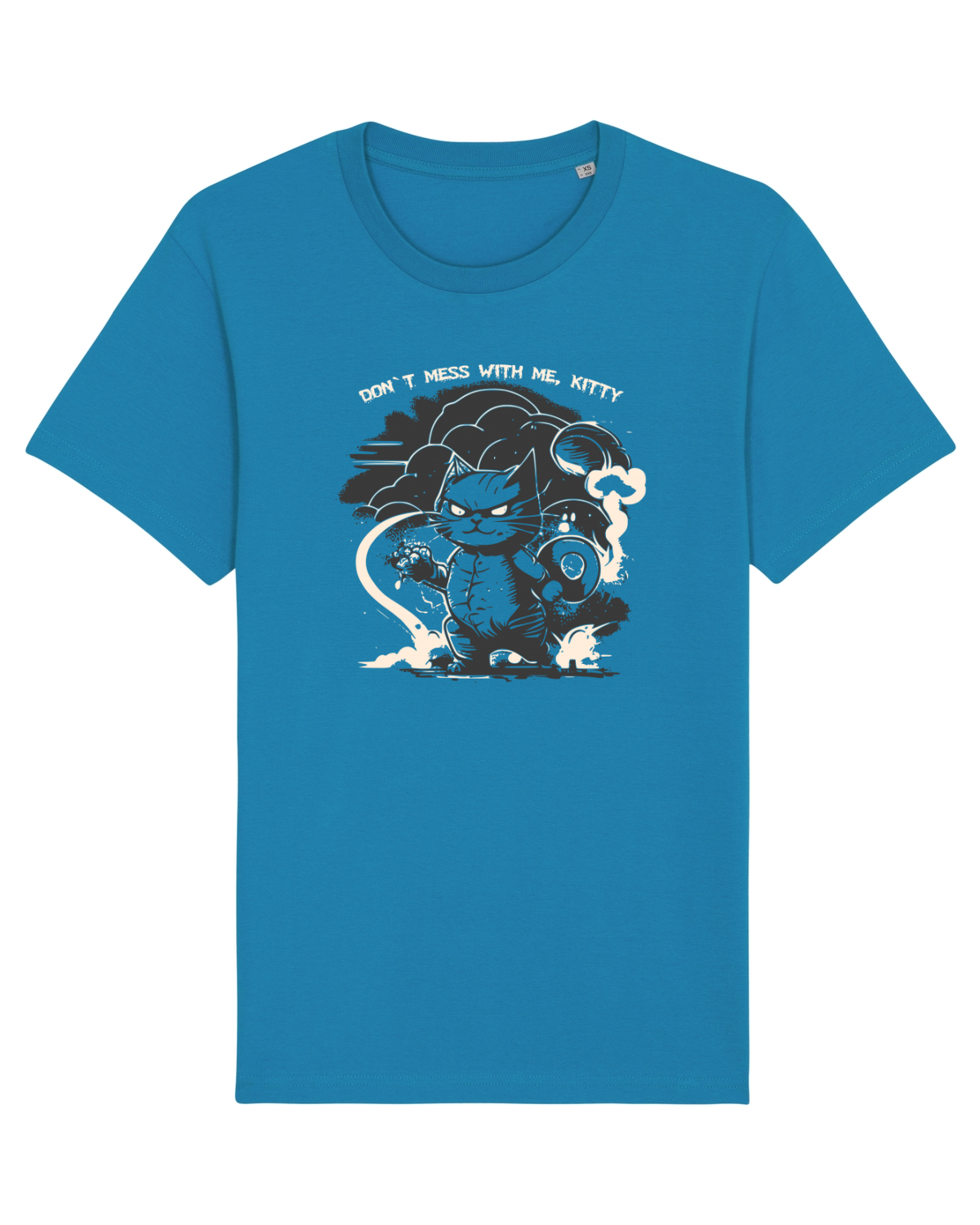 Tricou mânecă scurtă Unisex Rocker Azur