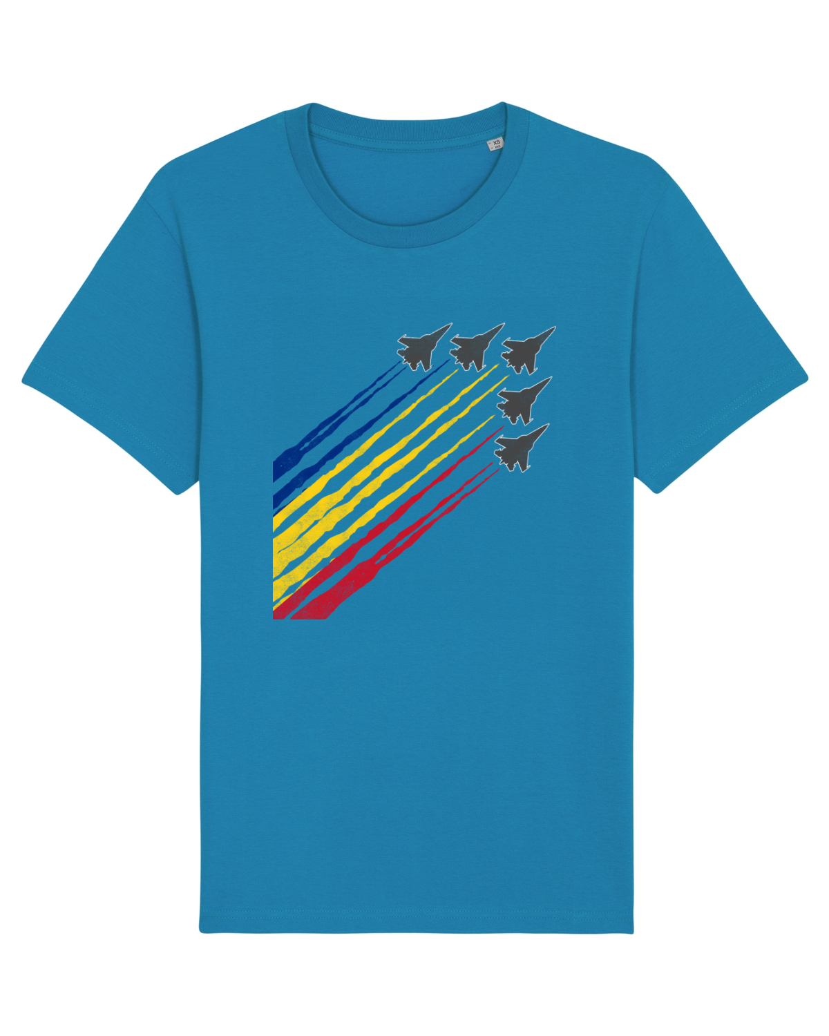 Tricou mânecă scurtă Unisex Rocker Azur