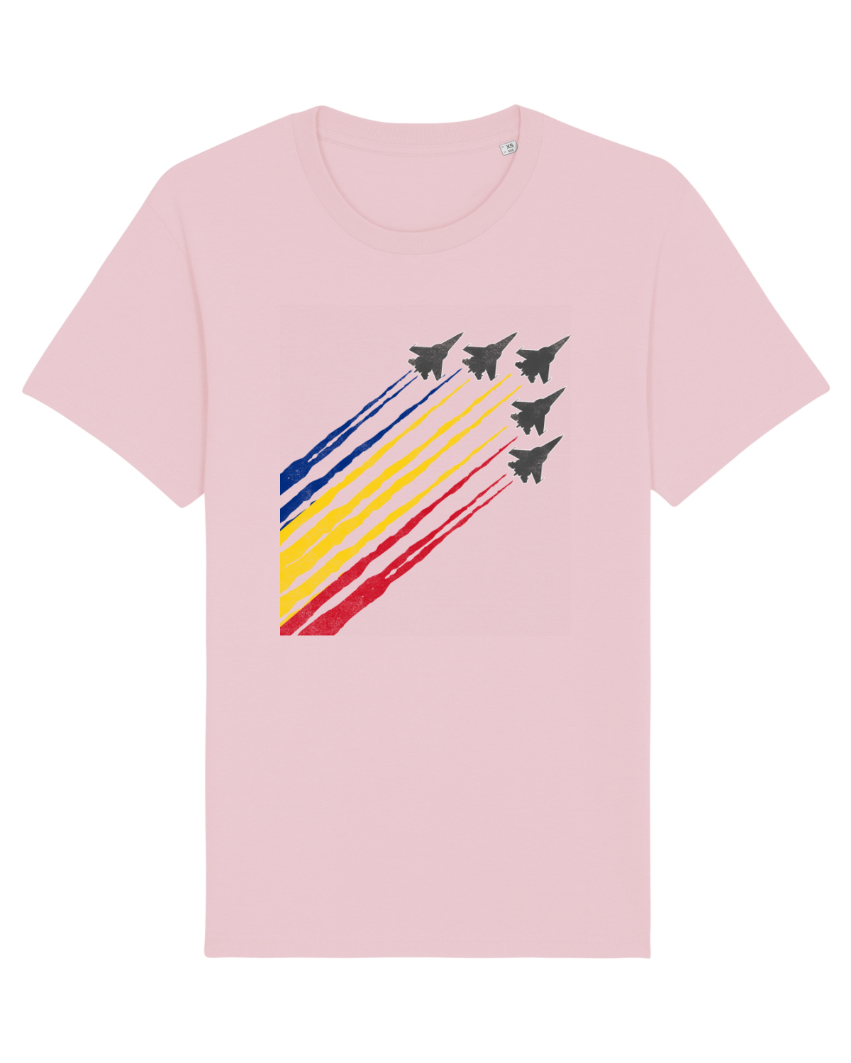 Tricou mânecă scurtă Unisex Rocker Cotton Pink