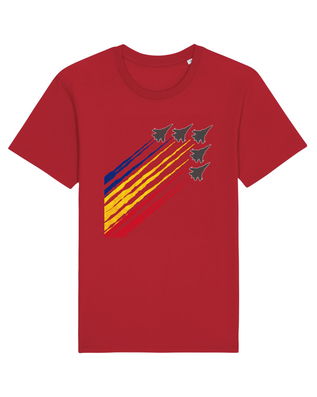 Tricou mânecă scurtă Unisex Rocker Red