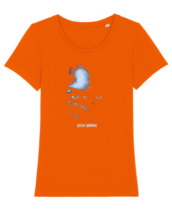 STOP HIDING Bright Orange