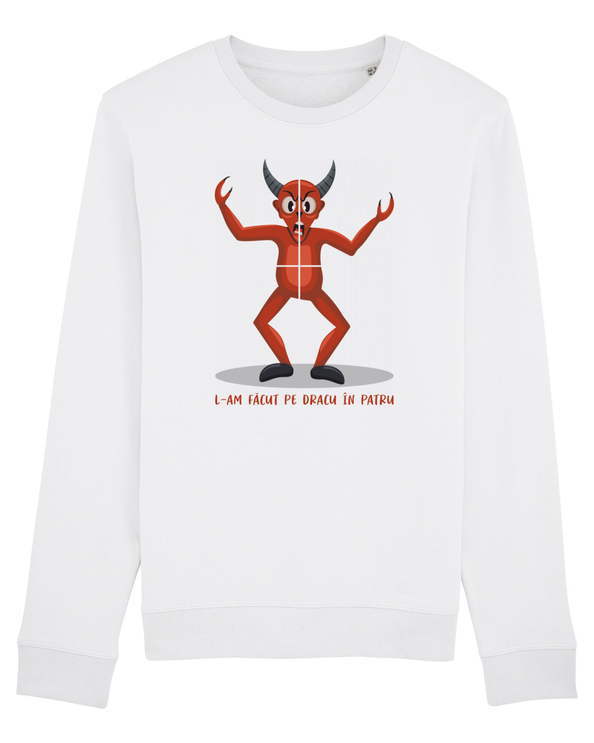 Bluză mânecă lungă Unisex Rise White