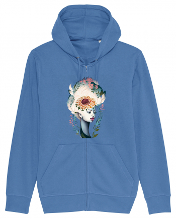 Flower Goddess Bright Blue