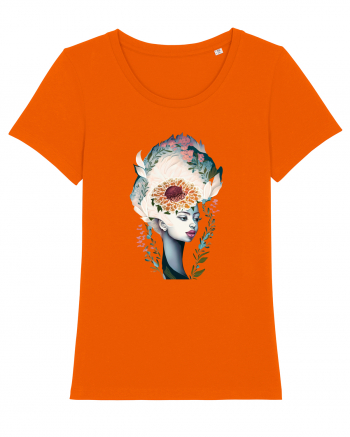 Flower Goddess Bright Orange