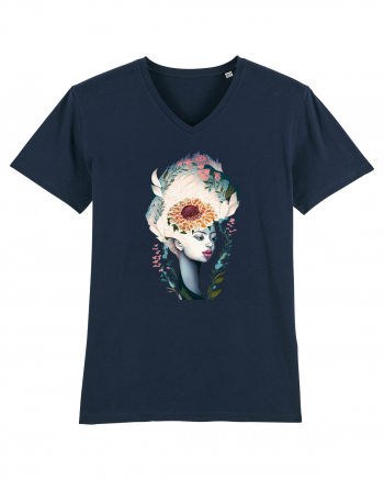 Flower Goddess French Navy