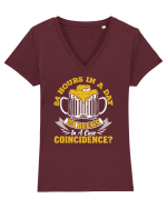 pt iubitorii de bere - 24 beers in a case Tricou mânecă scurtă guler V Damă Evoker