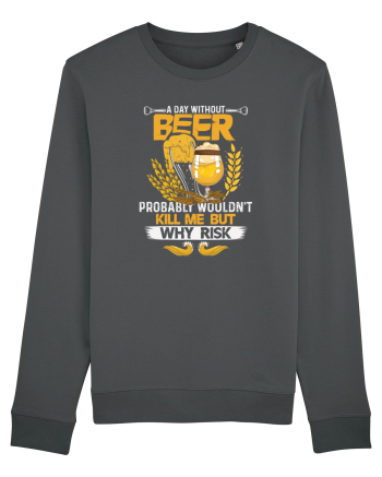pt iubitorii de bere - A day without beer probably would not kill me Anthracite